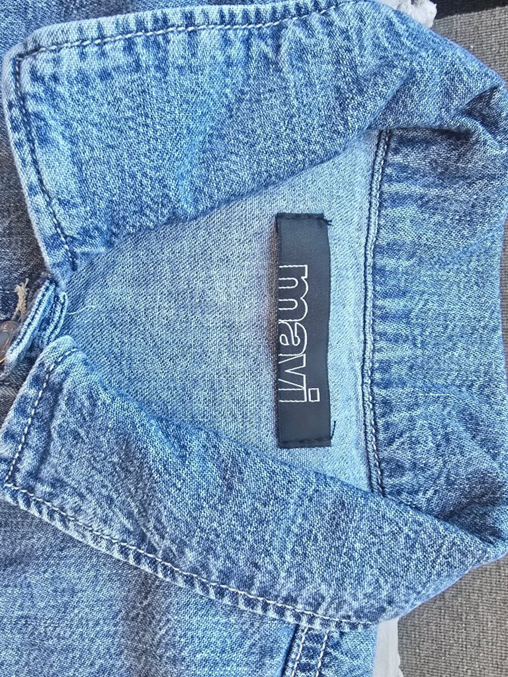 Mavi Ida Denim Utility Jumpsuit Boiler suit womans XS - Picture 6 of 11
